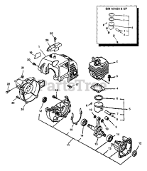 Echo GT-2000 - Echo String Trimmer (Original Version) Engine, Fan Housing Cover