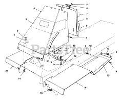 Toro 70081 (11-32) - Toro Rear-Engine Riding Mower (SN: 069000001 - 069999999) (1996)