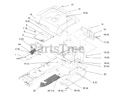 Toro 72062 (264-6) - Toro Yard Tractor (SN: 059000001 - 059000227) (1995) Fender And Footrest
