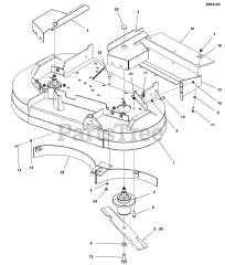 Ferris FW 25 (5901441) - Ferris FW25 Series 36" Walk-Behind Mower, 19hp Kawasaki, Rear-Discharge