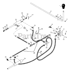 Gravely 989054 (PM 460) - Gravely Pro-Master Zero-Turn Mower, 30hp Kubota (SN: 000101 & Above) HYDRAULIC LIFT