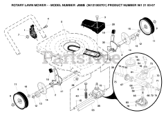 Husqvarna J 55 S (961210007) - Husqvarna Walk-Behind Mower (2006-03) DRIVE