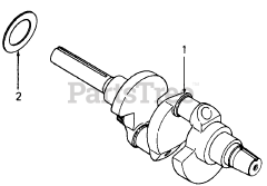 Cub Cadet 1541 (141-651-100) - Cub Cadet Garden Tractor (SN: 800000 - 816508) Crankshaft
