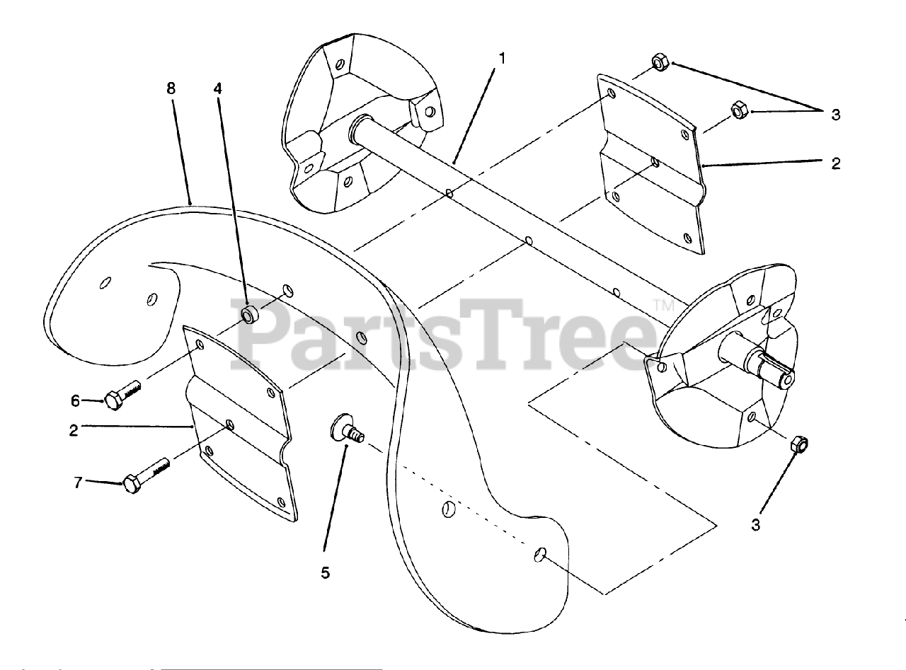 Toro 38180 (CCR 2000) - Toro Snow Thrower (SN: 049000001 - 049999999