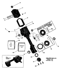 Troy-Bilt 20461 - Troy-Bilt Pony I Rear-Tine Tiller (SN: P001001 - P101750) TRANSMISSION HOUSING &amp; SEALS/GASKET