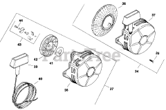 Kohler K181-14340 - Kohler K-Series Engine, Basic Version, 8hp, 6kW Retractable Starter (Cont.) 23-2-110 TP-2045-B