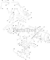 Toro 190-833-000 - Toro 46" Front Blade (SN: 260000001 - 260999999) (2006)