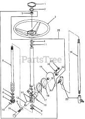 Cub Cadet 1204 (147-610-100) - Cub Cadet Garden Tractor (SN: 756300 - 799999) Steering