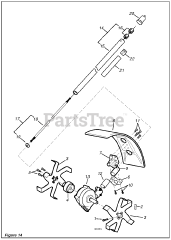 Shindaiwa 80265 (99922201478) - Shindaiwa Multipurpose Cultivator Attachment