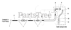 Simplicity 1694494 - Simplicity Pacer 34" Walk-Behind Mower Fuel Supply Group (FI0005)