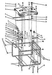 Echo EG-5601 E - Echo Generator Fuel System, Frame