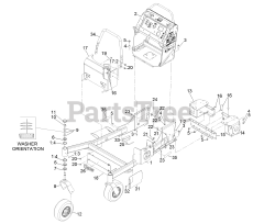 Exmark VTS651KA484 - Exmark 48" Vantage S-Series Stand-On Mower, Kawasaki FX651V (SN: 313000000 - 313999999) (2013) Main Frame Assembly