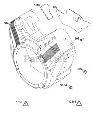 Briggs & Stratton 356447-3525-01 - Briggs & Stratton Horizontal Engine