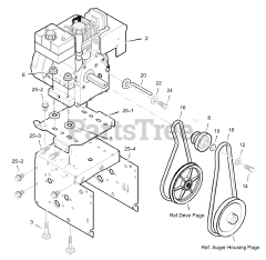 Scotts 631128x31C - Scotts 31" Snow Thrower (2002) Engine