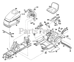 Troy-Bilt 13102 - Troy-Bilt Gear Drive LTX Lawn Tractor (SN: 13102010010 & Above)