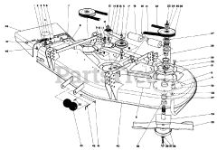 Toro 30575 - Toro 72" Side-Discharge Mower Deck (SN: 009000001 - 009999999) (1989)