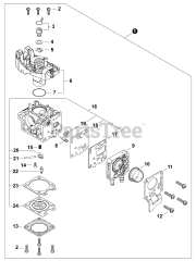 Echo SHC-2620 - Echo Shaft Hedge Trimmer (SN: U98815001001 - U98815999999) Carburetor