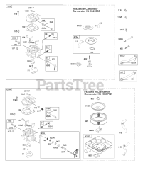 Briggs & Stratton 305447-3075-G1 - Briggs & Stratton Horizontal Engine Carburetor