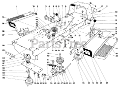 Toro 57051 - Toro 25" Lawn Tractor (SN: 009000001 - 009999999) (1969)