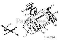 Poulan Pro PP 1150 ES (961980062-02) - Poulan Pro Snow Thrower (2013-08) HANDLE