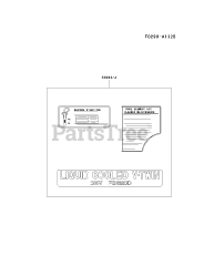 Kawasaki FD620D-AS03 - Kawasaki Engine LABEL