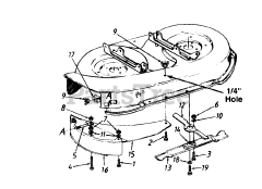 Ranch King 135L675G205 - Ranch King Lawn Tractor (1995) Mulching Kits