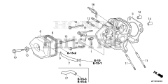 Honda GX340 UT2 QNR2/A (GCBET) - Honda Engine, Made in Thailand (SN: GCBET-2000001 - GCBET-2025452) CYLINDER HEAD