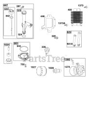 Briggs & Stratton 44C877-0003-B1 - Briggs & Stratton Vertical Engine Lubrication Group