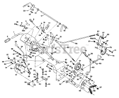 Exmark TT-20KO - Exmark Turf Tracer Hydro Walk-Behind Mower, 20hp Kohler (SN: 080000 - 089999) (1993) Handle &amp; Controls Group