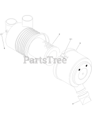 Toro 77285 (2000) - Toro 60" Z Master Zero-Turn Mower (SN: 418100000 - 999999999) Air Cleaner Assembly No. 93-2190