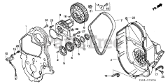 Honda EX5500 K1 A/B (EA1) - Honda Generator, Made in Japan (SN: EA1-1072384 - EA1-1099999) TIMING BELT
