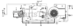 MTD 223-9116-00 (131-652F034) - MTD Lawn Tractor (1991) (Goodyear) Electrical, Single Cylinder