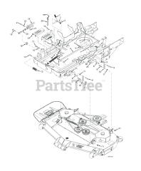 Scag STTII-61V-40BV-EFI - Scag Turf Tiger II 61" Zero-Turn Mower, 40hp Vanguard (SN: T3500001 - T3599999) STTII CUTTER DECK CONTROLS