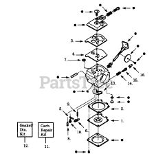 Paramount PLT 2145 - Paramount String Trimmer CARBURETOR BREAKDOWN