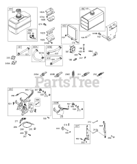 Briggs & Stratton 256427-1139-E1 - Briggs & Stratton Horizontal Engine