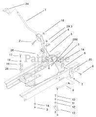 Toro 71226 (16-38 XLE) - Toro Lawn Tractor (SN: 210000001 - 210999999) (2001) Shifting Assembly