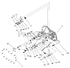 Toro 71227 (16-38 HXL) - Toro Lawn Tractor (SN: 210000001 - 210999999) (2001) Housing Bearing Assembly