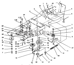 Toro 72062 (264-6) - Toro Yard Tractor (SN: 049000001 - 049999999) (1994) Gear Drive Components