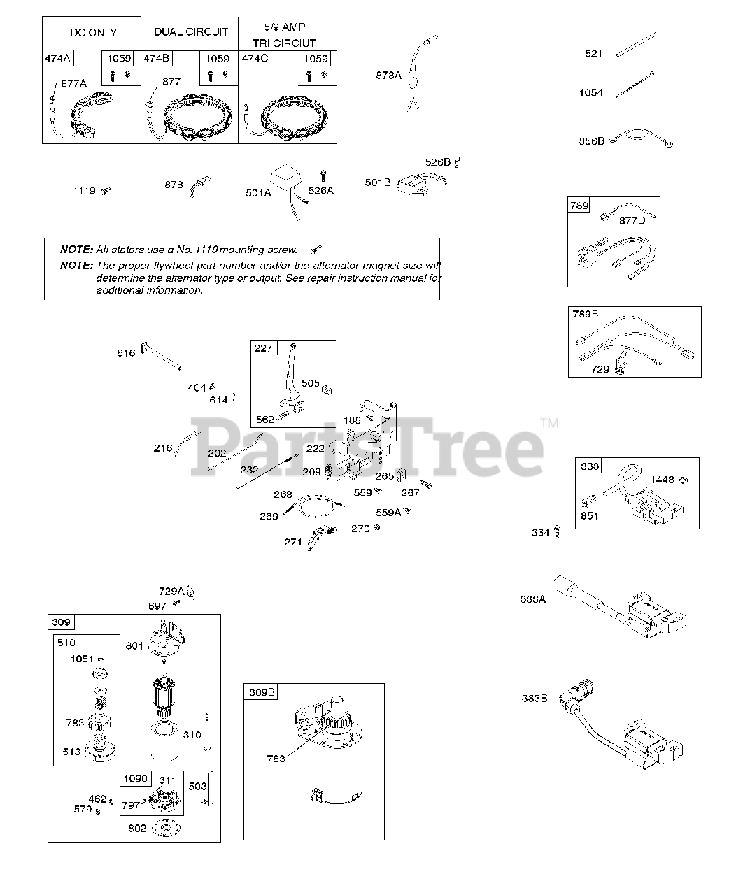 Briggs & Stratton 31A5070144G5 Briggs & Stratton Vertical Engine