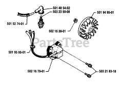 Husqvarna 22 RL - Husqvarna String Trimmer (1989-10) Ignition/Flywheel