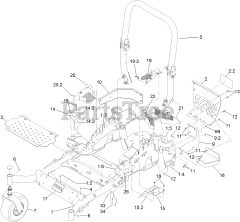 Toro 74927 (6000) - Toro 72" Z Master Zero-Turn Mower, Side-Discharge Deck (SN: 313000001 - 313999999) (2013)