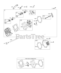 Briggs & Stratton 126432-0237-E1 - Briggs & Stratton Horizontal Engine Head, Kits/Gaskets - Valve, Valves