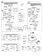 Briggs & Stratton 126312-0239-E8 - Briggs & Stratton Horizontal Engine Carburetor, Fuel Supply