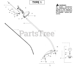 Weed Eater XT 260 - Weed Eater String Trimmer, Type 1 Cutting Equipment Type 1