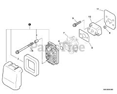 Echo GT-22 GES - Echo String Trimmer (Original Version) Intake