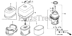 Honda GX240 K1 QAE2 (GC04) - Honda Engine, Made in Japan (SN: GC04-3000001 - GC04-4399999)