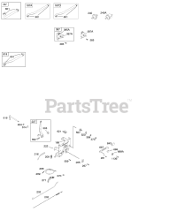 Briggs & Stratton 219707-0026-G1 - Briggs & Stratton Vertical Engine Fuel Supply, Governor Spring