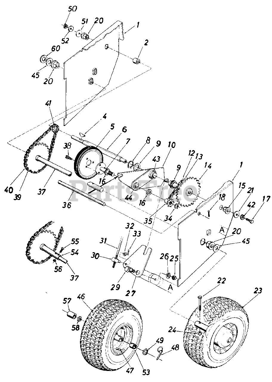 Montgomery Ward TMO35253 (310550088) Montgomery Ward Snow Thrower
