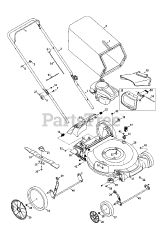 Craftsman 247.374330 (11A-B21K799) - Craftsman Walk-Behind Mower (2013)