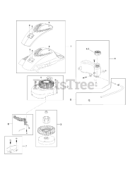 Toro 20942 - Toro 46cm Walk-Behind Mower (SN: 317000001 - 317999999) (2017) Shroud, Flywheel and Fuel Tank Assembly
